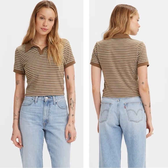 Levi’s Green Henley Top - Picture 11 of 11